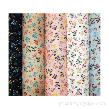 VENDENDO LITTLES FLORES IMPRESSÃO Médio peso 100% Rayon Twill Christmas Fabric